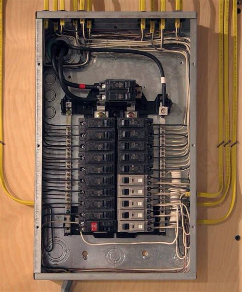 main electric supply box|inside of an electrical panel.